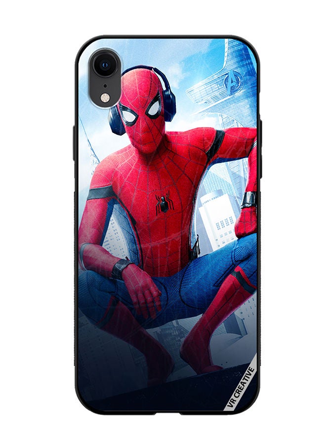 VR CREATIVE Protective Case Cover For Apple iPhone XR Spiderman Design Multicolour - Image 1