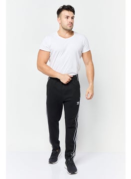 adidas Originals Men Sportswear Fit Outdoor Sweatpants, Black  - Image 3