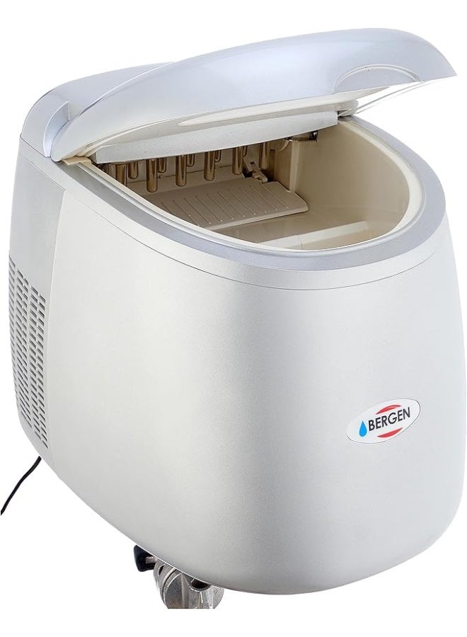 بيرغن ماكينة صنع الثلج موديل ZB-01 بلون فضي معدني من بيرجن - Image 2