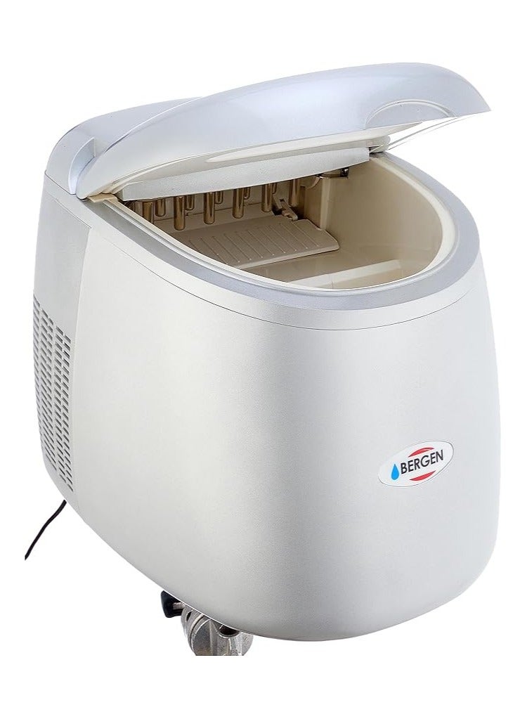 بيرغن ماكينة صنع الثلج موديل ZB-01 بلون فضي معدني من بيرجن - Image 4