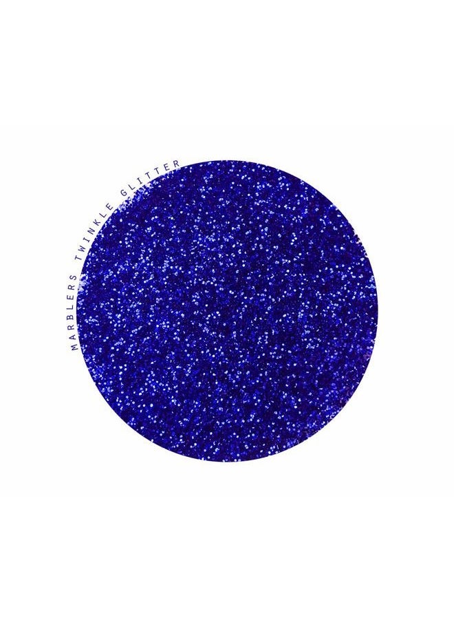 MARBLERS Twinkle Face & Body Glitter [Royal Blue] 0.18oz (5g) | Fine | Non-Toxic | Vegan | Cruelty-Free | Ethically Sourced | Festival Makeup | Eye, Hair, Nail, Eyeshadow | Cosmetic Grade  - Image 2