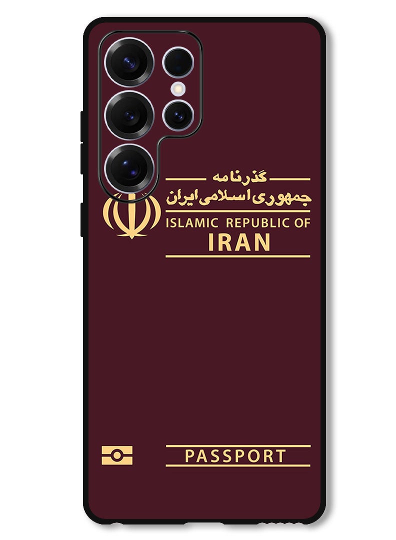 Theodor Protective Case Anti Scratch Shock Proof Bumper Cover For Samsung Galaxy S25 Ultra Iran Passport - Image 1