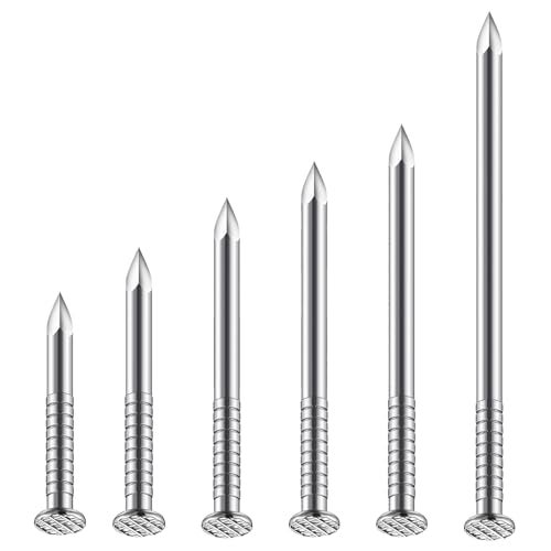 Wensilon 430pcs Stainless Steel 304 Nails Kit, Hanging Nails Kit, Wall Nails Kit, Dowels Kit, Long Nails Kit - Image 5