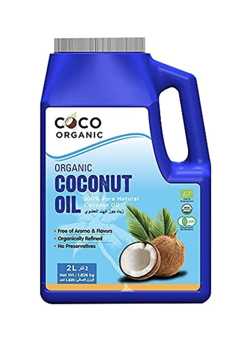 Organic Coconut Oil, 2 Liter