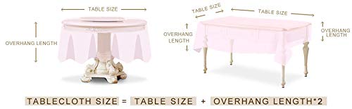 PartyDelight Pink Sequin Tablecloth Sparkly Table Cloth Rectangular 60"x102" - Image 4