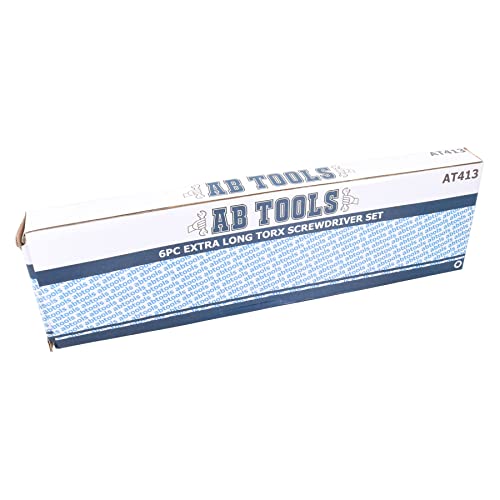 AB Tools Torx Star Extra Long Screwdrivers T10 - T30 Total Length 260mm 6pc Set - Image 2