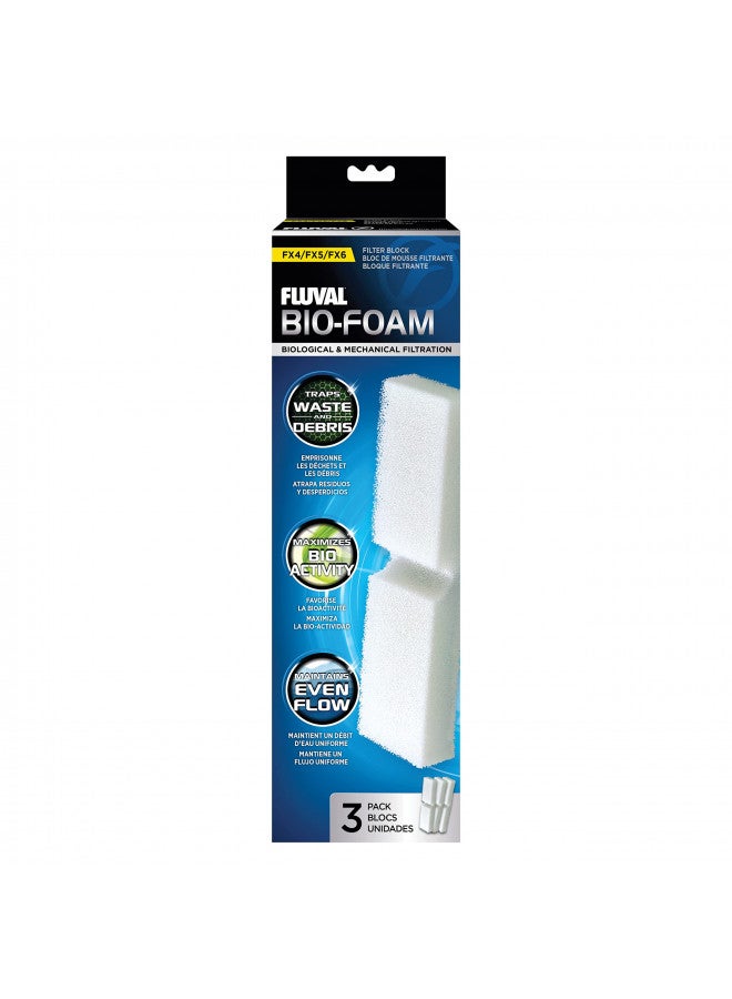 Fluval FX5 Filter Foam Block - 3-Pack - Image 1