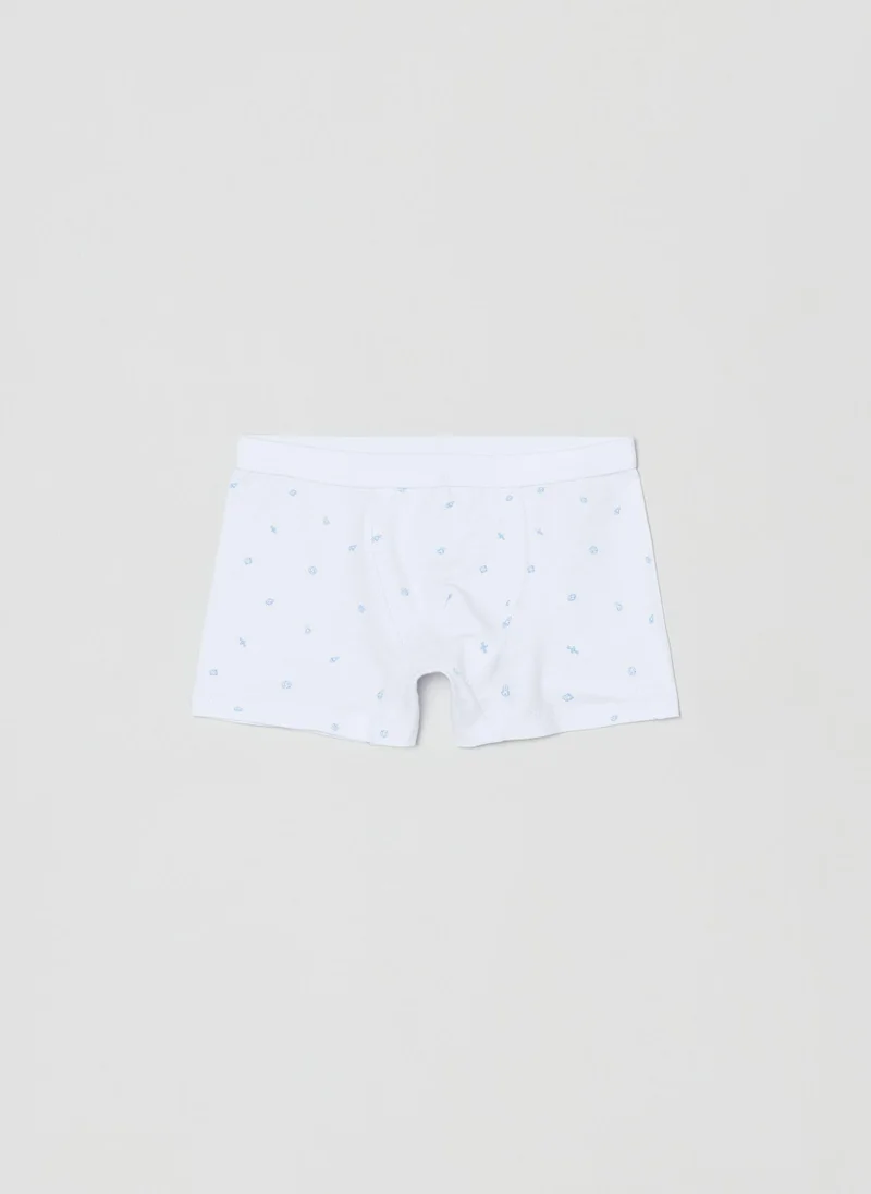 او في اس Ovs Three-Pack Stretch Cotton Boxer Shorts