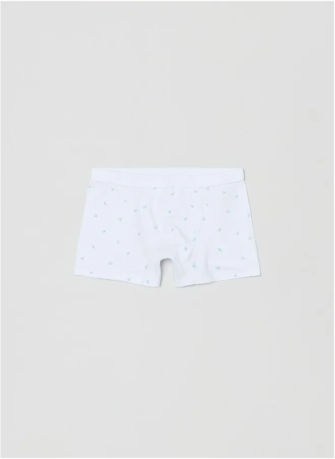 او في اس Ovs Three-Pack Stretch Cotton Boxer Shorts