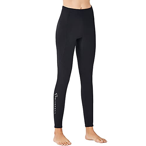 Skyone Wetsuit Pants Women Men Neoprene Long Pants 2MM Diving Swimming Surfing Leggings, 3MM 1.5MM Swim Tights Pant Wetsuits Shorts Warm Sun Protection for Snorkeling Scuba Water Sports (C - Image 1