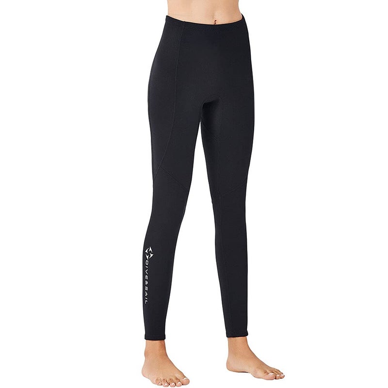 Skyone Wetsuit Pants Women Men Neoprene Long Pants 2MM Diving Swimming Surfing Leggings, 3MM 1.5MM Swim Tights Pant Wetsuits Shorts Warm Sun Protection for Snorkeling Scuba Water Sports (C - Image 5