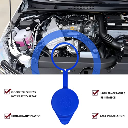 TOPCNOEM Windshield Washer Fluid Reservoir Cap - KT1Z17632A, CP9Z-17A605-A, Replacement For Ford Focus 2012-2018 - Image 3