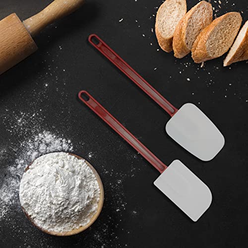 FETESUR High Heat Resistant Silicone Scraper for Cooking, Spoon Set of 2 (2 x 13.5'') - Image 5