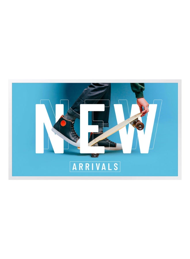 سامسونج شاشة عرض رقمية ملونة EM32DX بحجم 32 بوصة، دقة QHD 2560×1440، حبر إلكتروني Spectra 6، استهلاك طاقة منخفض للغاية، بطارية مدمجة، واي فاي وبلوتوث، USB-C، نظام Tizen، تركيب VESA، رمادي أبيض | LH32EMDIBGBXZA - Image 1