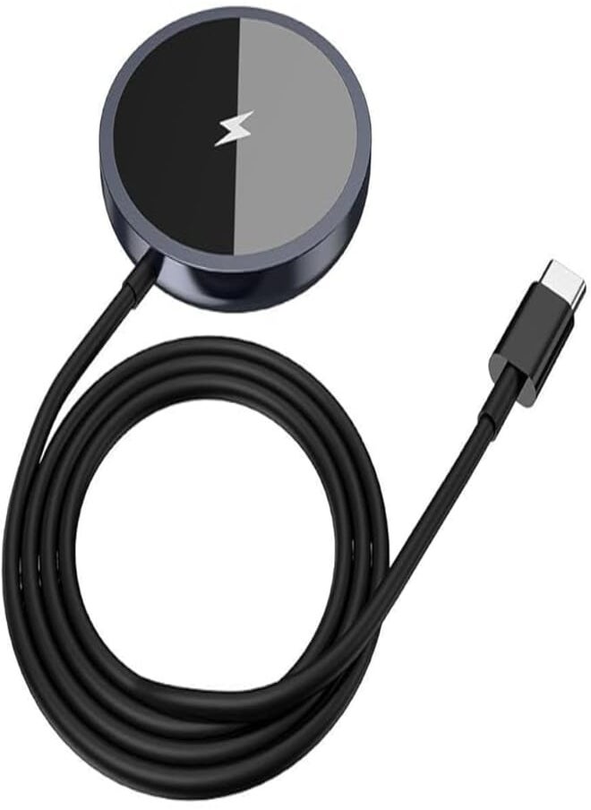 L'avvento L'avvento 15W 2-in-1 Double Sided Magnetic Wireless Charger, Black 