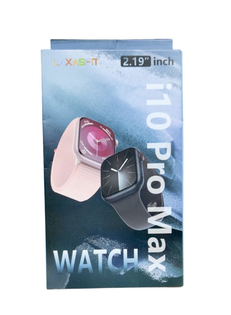 i10 Pro Max Smart Watch 2.19 Inch Display with Fitness Tracker, Heart Rate Monitor, Bluetooth Calling, and Multiple Sports Modes - Image 5