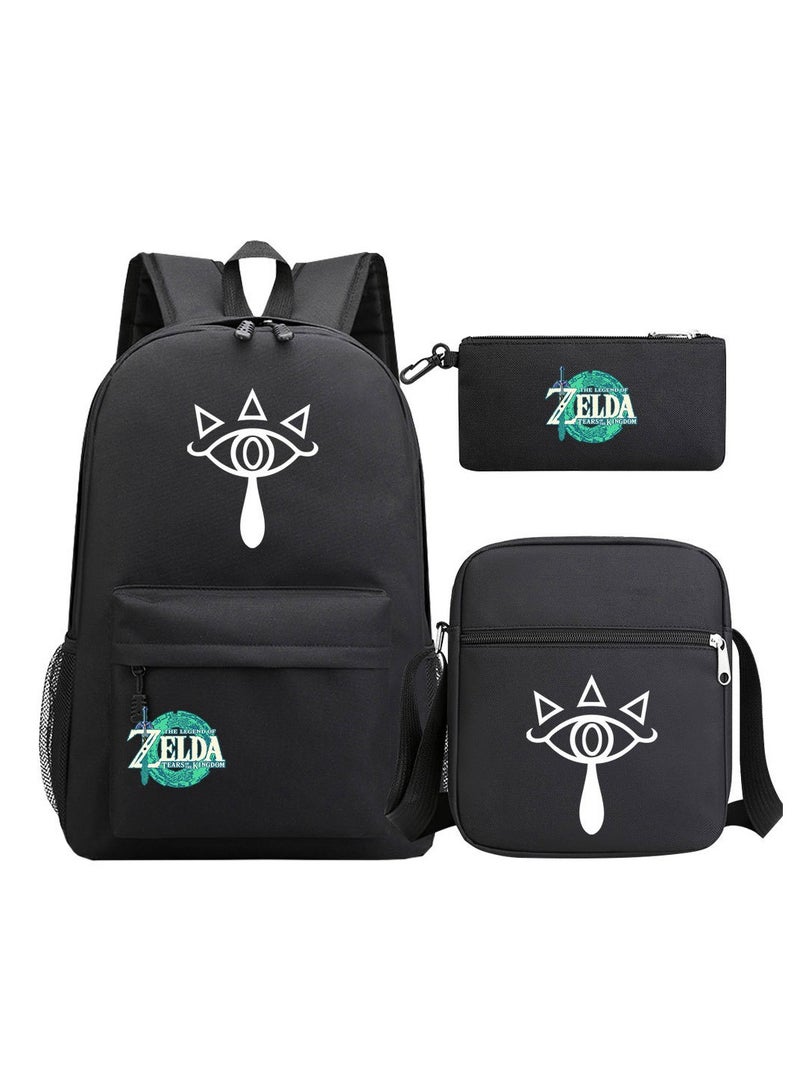 ZELDA Printed Youth Large Capacity Men's and Women's Shoulders