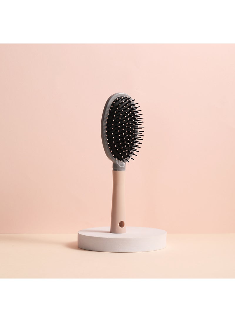 Generic Fluffy Rib Comb Mens Styling Massage Curve Pink Air Bag Comb 