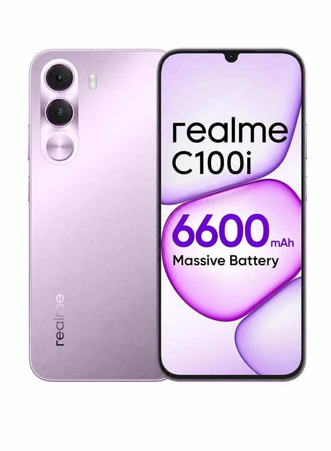 ريل مي C100i 4G ثنائي الشريحة بنفسجي داون 4GB RAM 64GB - النسخة الدولية - Image 1