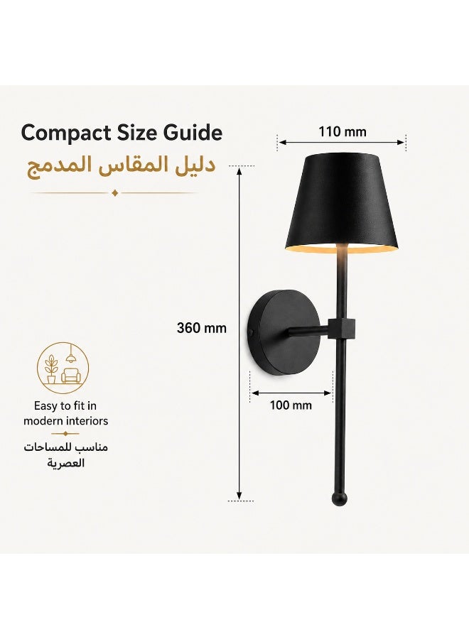 واميت مصباح جداري LED ذكي (قطعتين) لاسلكي وقابل للشحن، إضاءة ليلية منخفضة استهلاك الطاقة للمنزل، مثالي للممرات والحمامات وغرف النوم، تصميم عصري سهل التركيب بدون أسلاك - Image 3