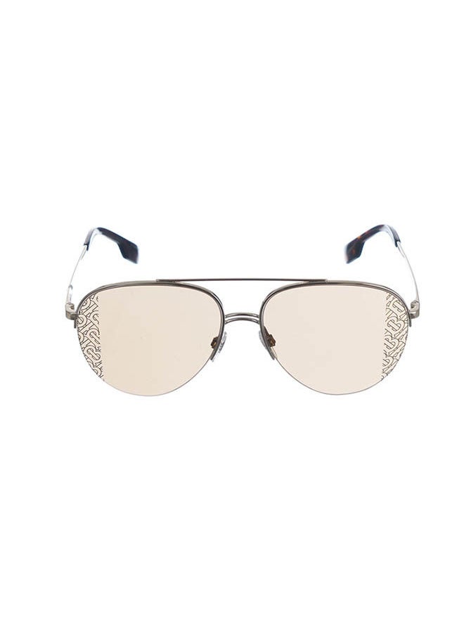 BURBERRY - Semi-Rimless Aviator Sunglasses B3113-1109-93 - Image 1