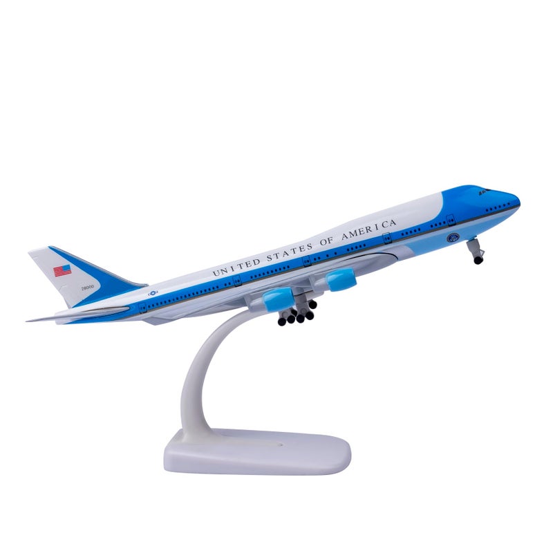Bswath Airplane Model 1300 Scale American Plane Air Force One B747 Model Plane Model for Gift and Decoration - Image 2