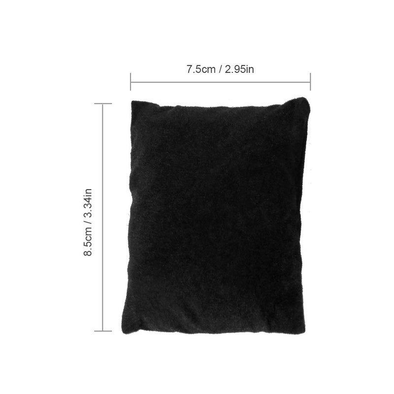 sdoot Watch Pillow, Velvet Watch Pillows for Box Bracelet Watch Pillow 20 Packs, Small Black Velvet Pillow 3.34'' x 2.95'', Jewelry Display Pillow Bracelet Bangle Cushions for Gift Box - Image 2