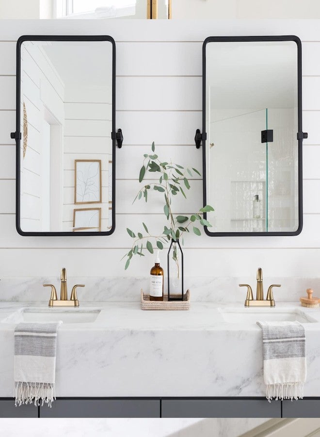 ALEASHA Brushed Gold Bathroom Sink Faucet: ALEASHA 4 Inch Centerset Bathroom Faucet, 2 Handles Washroom Sink Faucets with Pop Up Drain Stopper, RV Lavatory Vanity Faucets with Aesthetic Appeal - Image 2