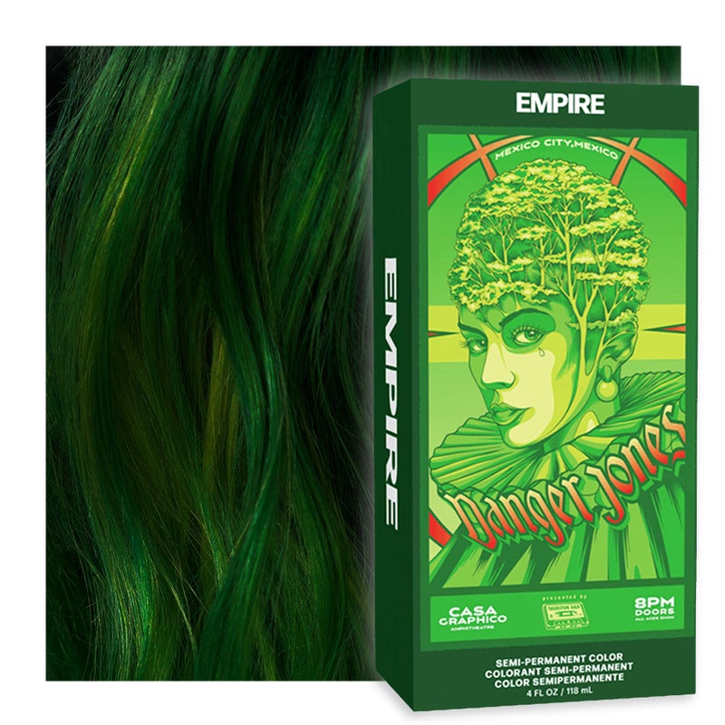 Danger Jones Semi-Permanent Hair Color (Empire - Green) - Image 1