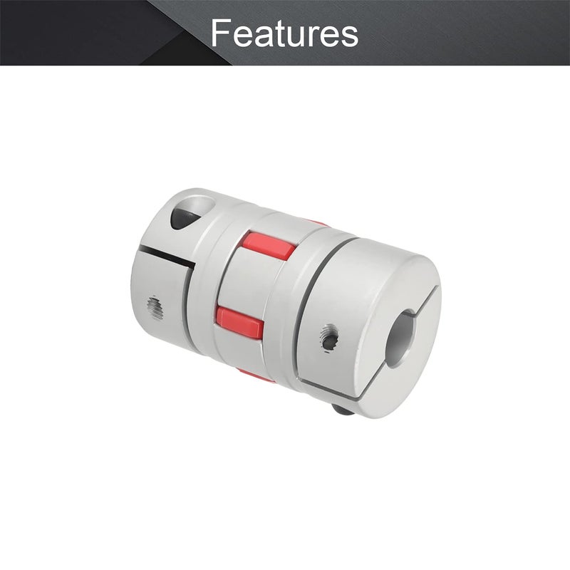 Fielect Shaft Coupling 12.7mm to 12.7mm Bore L66x40D Flexible Coupler Joint for Servo Stepped Motor - Image 3