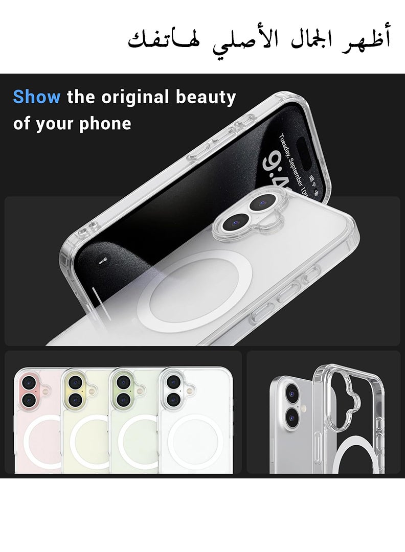 Theodor iPhone 16 Case Mag Safe - N52 Magnet, Ultra-Thin, Drop Protection, Screen & Lens Protection, Crystal Clear Only iPhone 16 Cover And Camera Protector  - Image 4