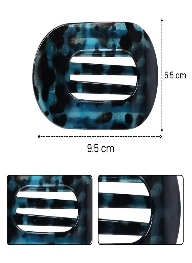 ANNACREATIONS ANNA CREATIONS 3 Pcs French Concord Hair Claw Clips Flat Barrettes & Duckbill Clutchers Strong Hold Hair Accessories for Women & Girls - Image 2