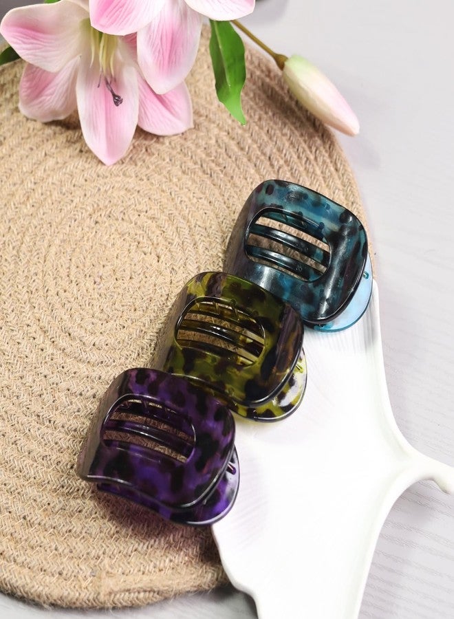 ANNACREATIONS ANNA CREATIONS 3 Pcs French Concord Hair Claw Clips Flat Barrettes & Duckbill Clutchers Strong Hold Hair Accessories for Women & Girls - Image 4