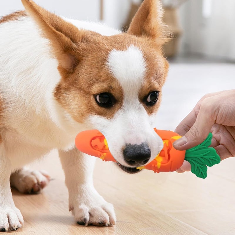 KASTWAVE Connectable modular 2 Pack Carrot Dog Toy, Tough Rope Chew Toys for Pets, Interactive Bonding Games, Hand Dishwasher Washable, 15.8x5.1cm Sand resistant - Image 4