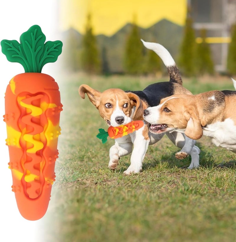KASTWAVE Connectable modular 2 Pack Carrot Dog Toy, Tough Rope Chew Toys for Pets, Interactive Bonding Games, Hand Dishwasher Washable, 15.8x5.1cm Sand resistant - Image 3