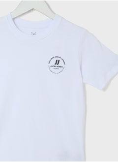Jack & Jones Junior Youth Logo Crew Neck T-Shirt  - Image 3