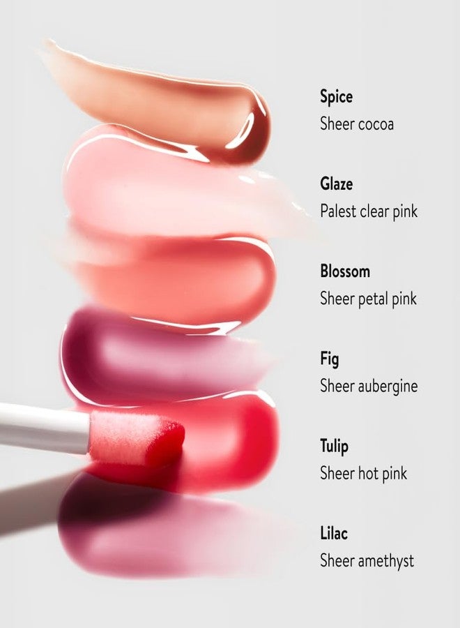 goop Beauty Hydra-Barrier Gel Gloss | Hydrating Lip Gloss to Moisturize & Plump Lips | Hyaluronic Acid & Vitamin E | Blossom - Sheer Petal Pink | 0.13 oz - Image 5