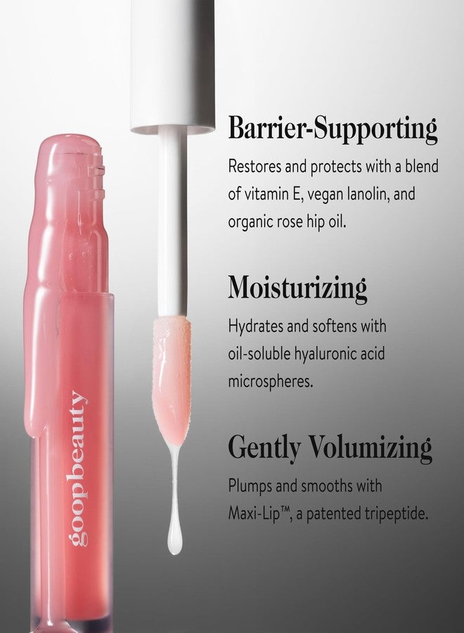 goop Beauty Hydra-Barrier Gel Gloss | Hydrating Lip Gloss to Moisturize & Plump Lips | Hyaluronic Acid & Vitamin E | Blossom - Sheer Petal Pink | 0.13 oz - Image 4