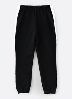 Jelliene Knitted jogger with multi fabric at side seam  - Image 2
