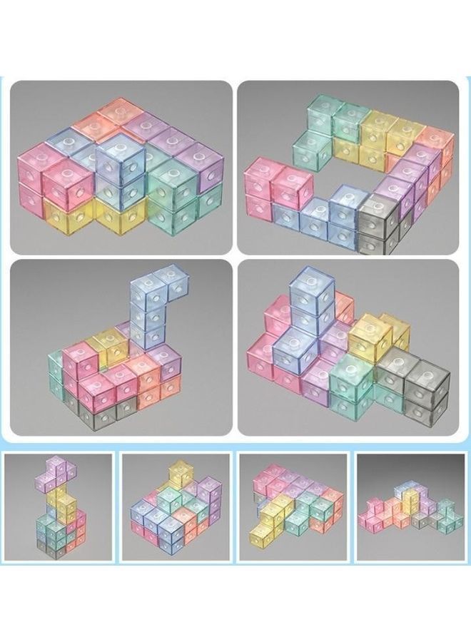 NIBEMINENT Luxury Magnetic Building Blocks Cube Assembling Puzzle Toy - Image 5