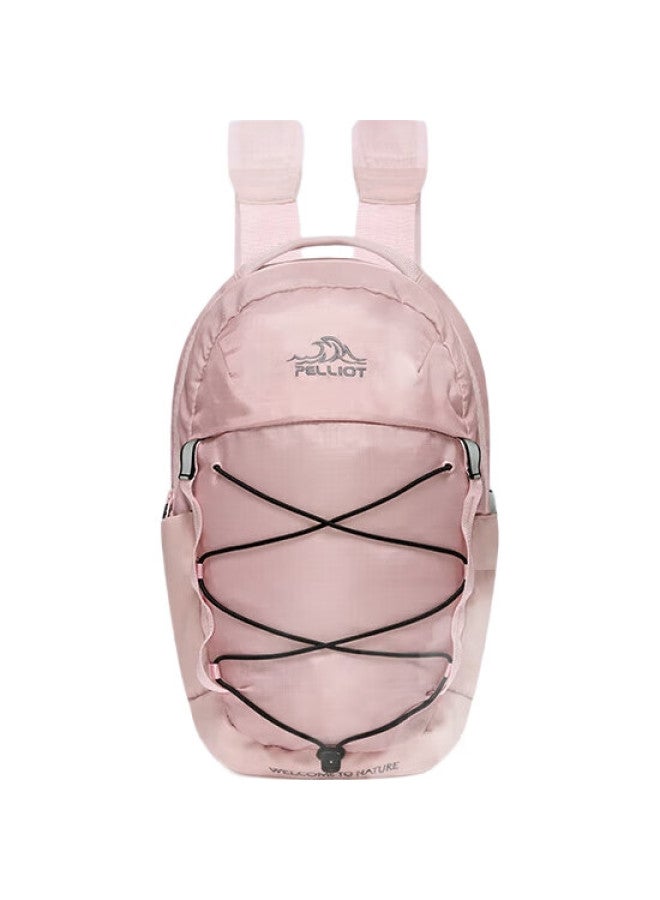 PELLIOT Outdoor Mountaineering Backpack Hiking Backpack Men And Women Riding Off-Road Travel Bag 16402506 Cherry Blossom Pink 10L - Image 1