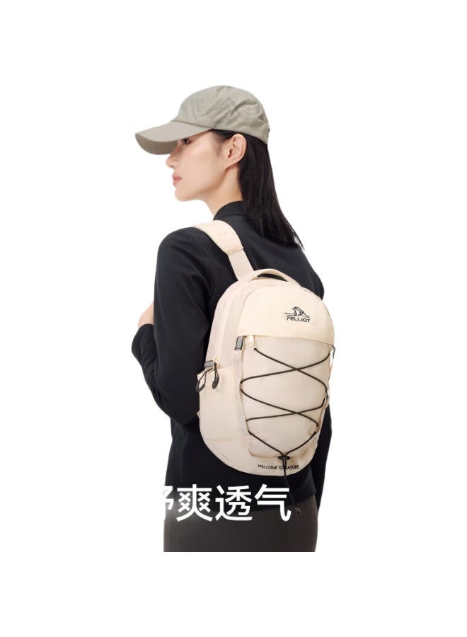 PELLIOT Outdoor Mountaineering Backpack Hiking Backpack Men And Women Riding Off-Road Travel Bag 16402506 Cherry Blossom Pink 10L - Image 2