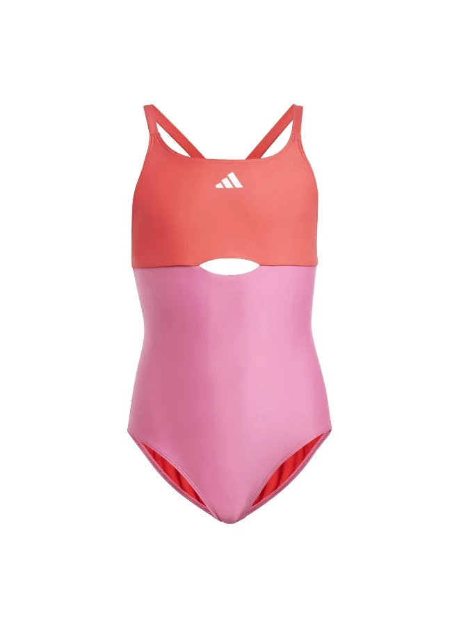 اديداس adidas colorblock x-back kids women swimsuit