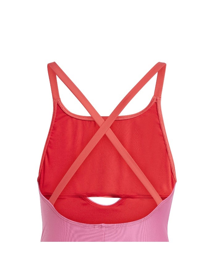 Adidas X Back Cb St Gy Pink Swim Swimwear For Kids 5-6Y - Image 5