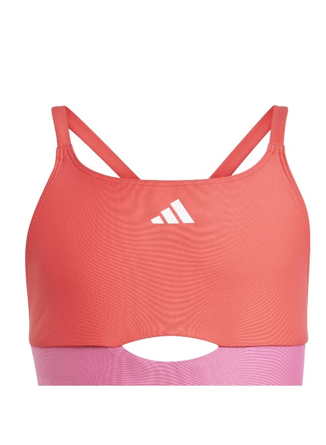 Adidas X Back Cb St Gy Pink Swim Swimwear For Kids 5-6Y - Image 4