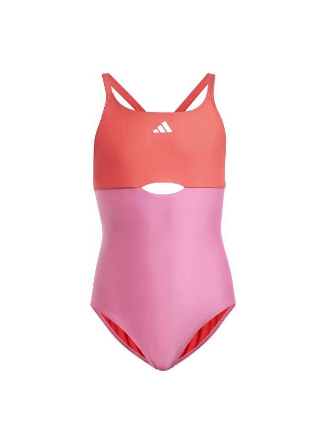 Adidas X Back Cb St Gy Pink Swim Swimwear For Kids 5-6Y - Image 1