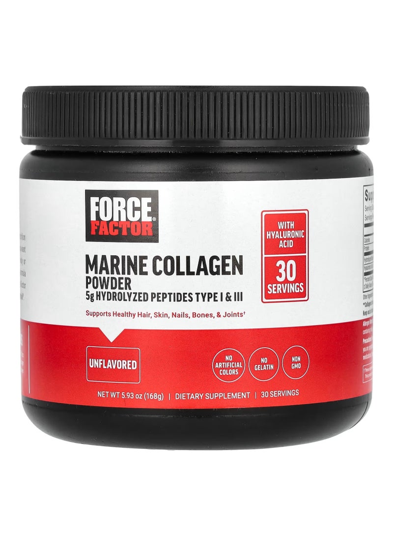 Force Factor Marine Collagen Powder Unflavored - 168 g  - Image 1