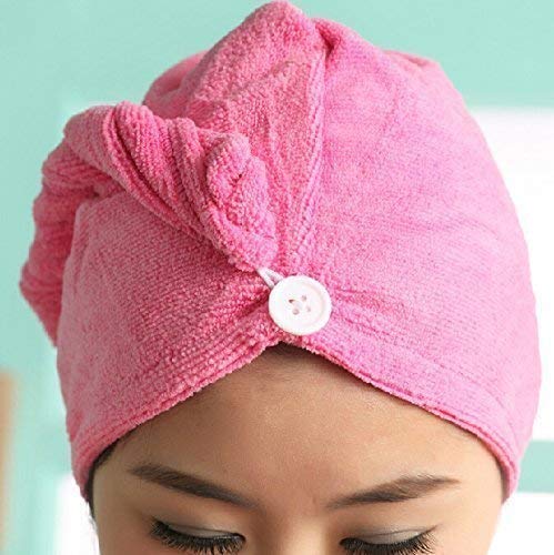 Immortal Hair Towel Wrap Absorbent Towel Hair Towel Hair-Drying Bathrobe Hair Warp Towel Microfiber Bath Towel Hair Dry Cap(Multicolor) (Pack of 3) - Image 5