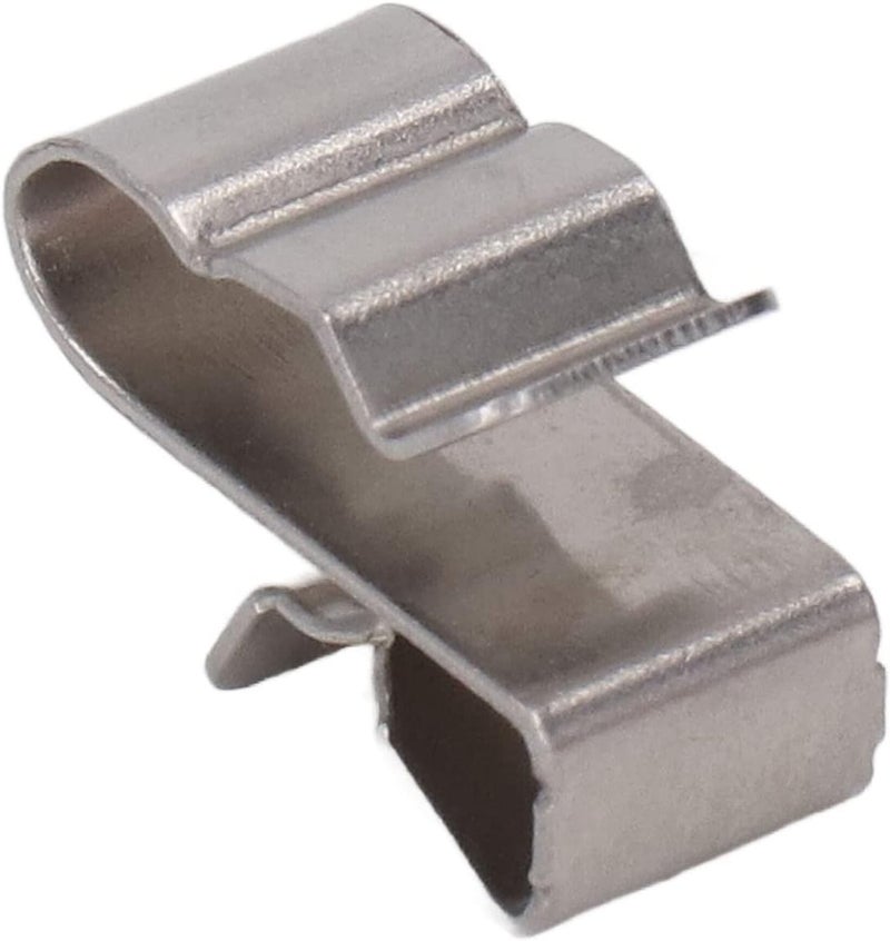 100Pcs Photovoltaic Cable Clip, Stainless Steel PV Wire Clamp, Cord Fixing Holder with Barb and Tongue Design for Solar Panel Wiring, Tool - Free Installation Kit - Image 5