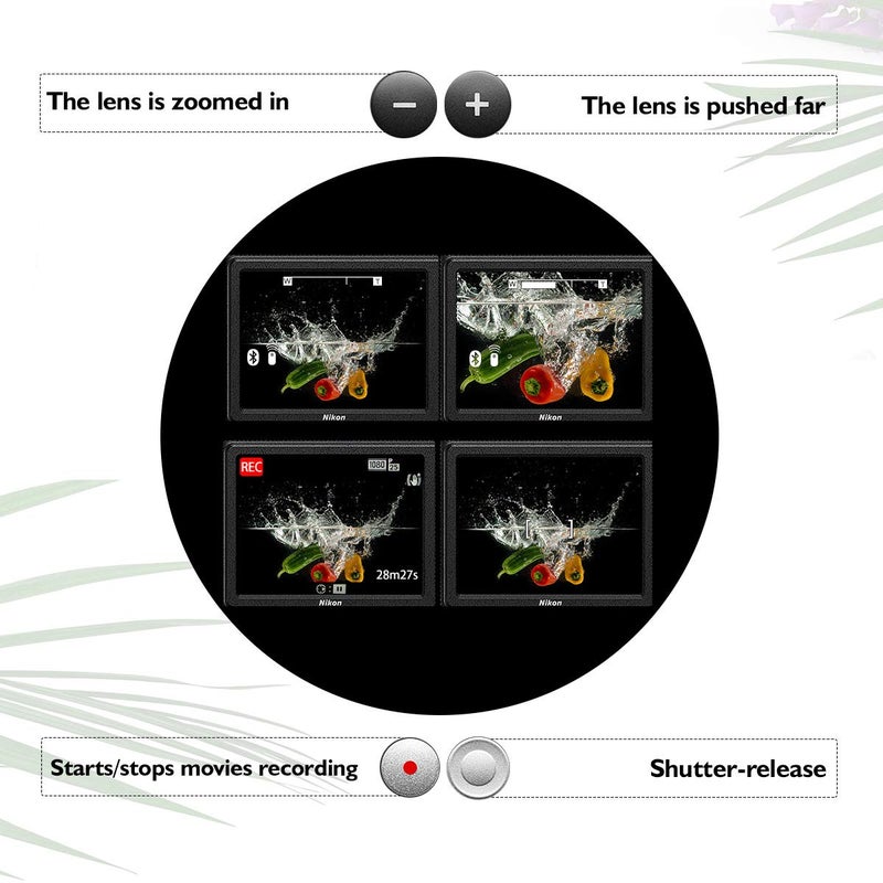 AODELAN جهاز تحكم عن بعد لاسلكي لإطلاق غالق الكاميرا AODELAN لنظام نيكون COOLPIX P1000 P950 B600 A1000 Z50 Z30 Z fc، بديل نيكون ML-L7 - Image 4